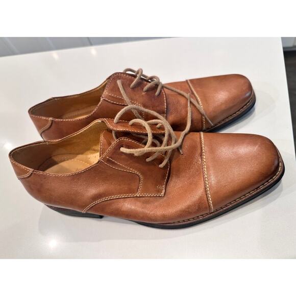 Sandro Moscoloni Bryan Brown Leather Cap Toe - Picture 3 of 6